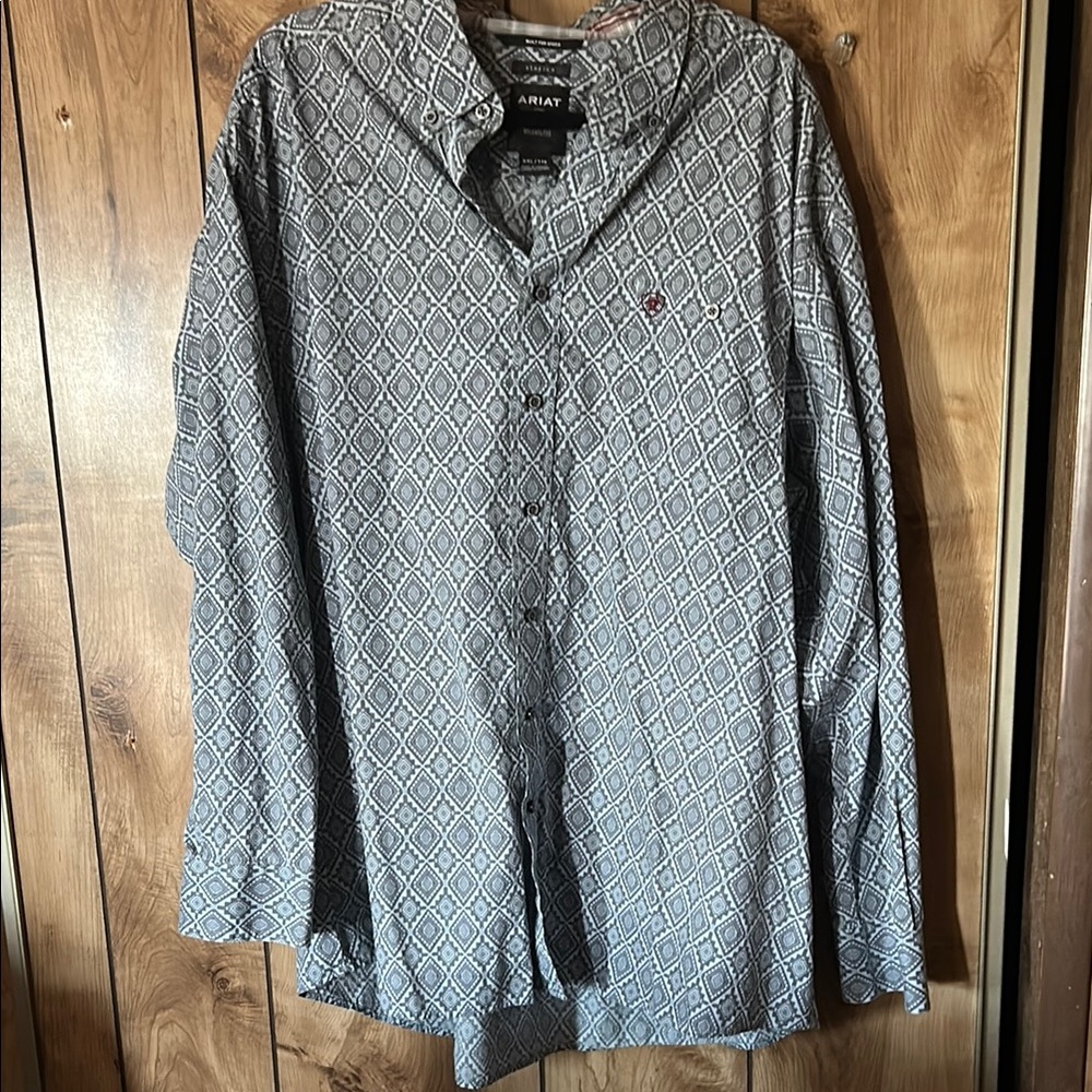 Ariat Blue Casual Button Down Shirt
